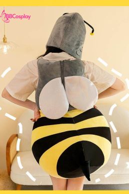 Trang Phục Mascot Con Ong Vàng Đầu Cá Mập