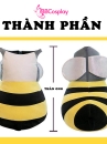 Trang Phục Mascot Con Ong Vàng Đầu Cá Mập