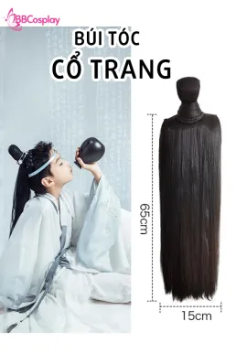 Phím Tóc Giả Cổ Trang Có Kèm Búi