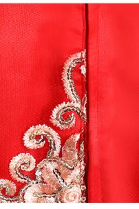 Hỉ Phục Trẻ Em Đỏ Lót Nhung Size 150