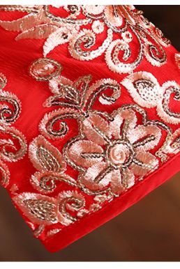 Hỉ Phục Trẻ Em Đỏ Lót Nhung Size 150