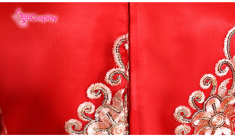 Hỉ Phục Trẻ Em Đỏ Lót Nhung Size 150