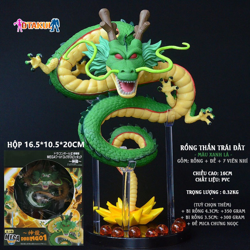 Full Combo Rồng Thần Shenron Thế Hệ 1 + 7 Viên Ngọc Xanh