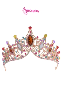 Vương Miện Tiara Công Chúa - Đá Ngũ Sắc