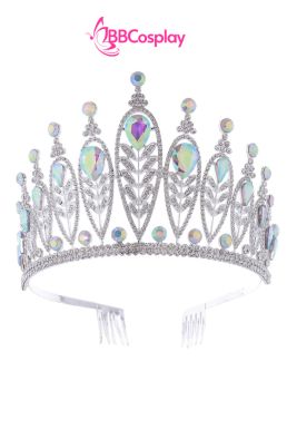 Vương Miện Nữ Hoàng Băng Giá - Màu Bạc Đá Xà Cừ