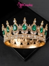 Vương Miện Tròn Vàng Đá Xanh Lá