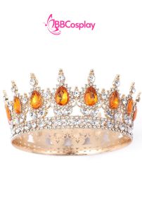 Vương Miện Tròn Vàng Đá Vàng