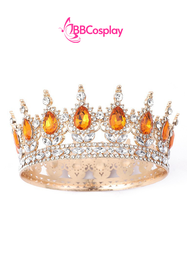 Vương Miện Tròn Vàng Đá Vàng
