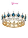 Vương Miện Tròn Vàng Đá Xanh Lam