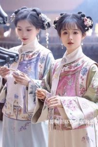 Đồ Mãn Thanh Tone Màu Pastel  - Màu Xanh Dương Nhạt