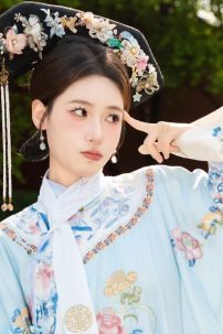 Đồ Mãn Thanh Tone Màu Pastel  - Màu Xanh Dương Nhạt