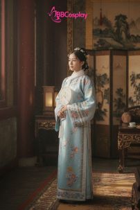 Đồ Mãn Thanh Tone Màu Pastel  - Màu Xanh Dương Nhạt