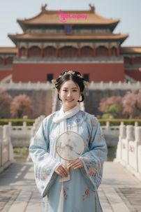 Đồ Mãn Thanh Tone Màu Pastel  - Màu Xanh Dương Nhạt