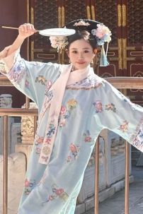 Đồ Mãn Thanh Tone Màu Pastel  - Màu Xanh Dương Nhạt