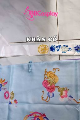 Trang Phục Mãn Thanh Tone Màu Pastel  - Màu Xanh Dương Nhạt