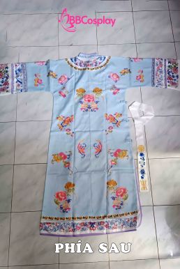 Trang Phục Mãn Thanh Tone Màu Pastel  - Màu Xanh Dương Nhạt