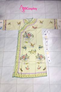 Đồ Mãn Thanh Tone Màu Pastel  - Áo Xanh Khoác Xanh Lá