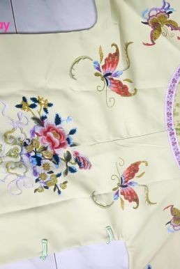 Trang Phục Mãn Thanh Tone Màu Pastel  - Áo Xanh Khoác Xanh Lá