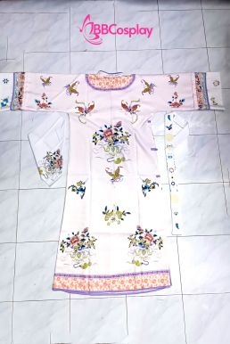 Trang Phục Mãn Thanh Tone Màu Pastel  - Áo Hồng Khoác Hồng