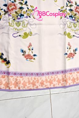 Trang Phục Mãn Thanh Tone Màu Pastel  - Áo Hồng Khoác Hồng