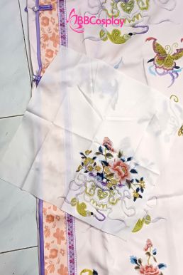 Trang Phục Mãn Thanh Tone Màu Pastel  - Áo Hồng Khoác Hồng