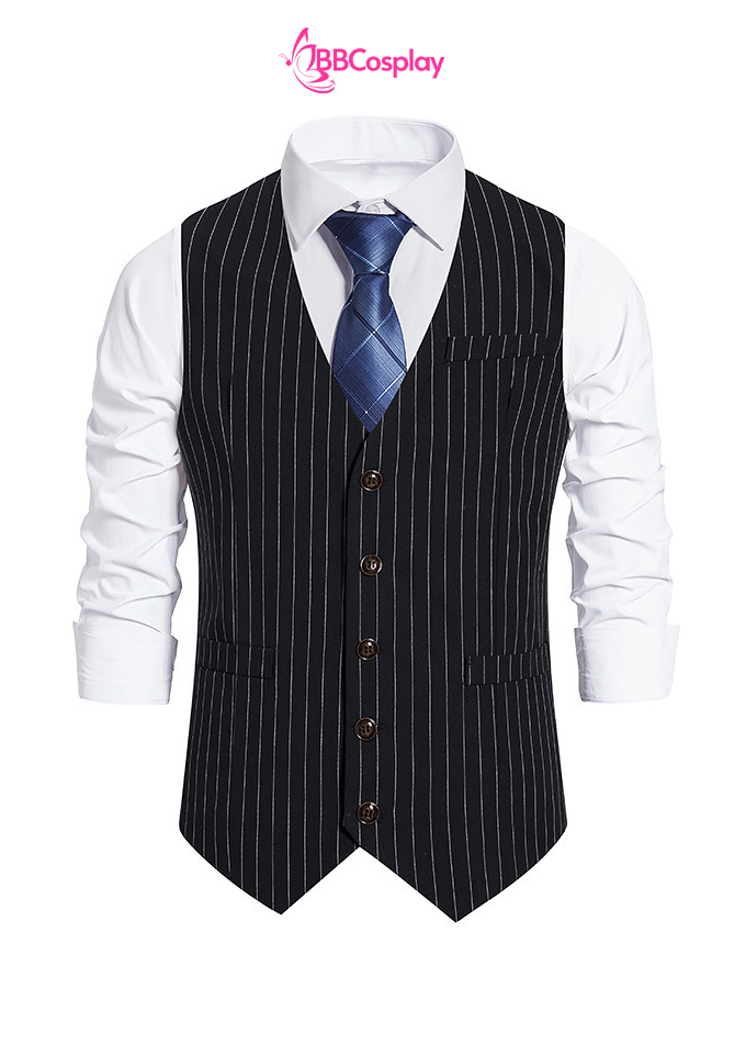 Áo Ghi Lê Màu Đen Sọc Nhỏ