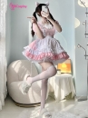 Đồ Nàng Hầu Maid Hồng Trắng