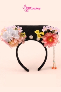 Cài Tóc Hoàn Châu Công Chúa - Kỳ Đầu Mãn Thanh Mãu Hoa Pastel