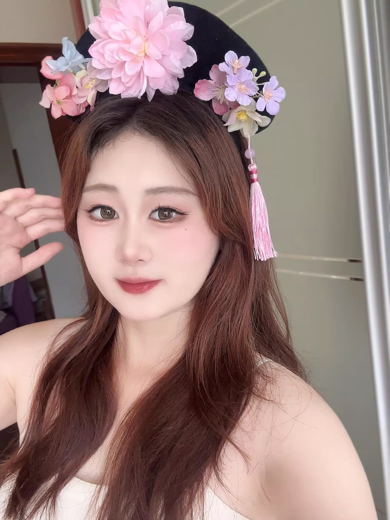 Cài Tóc Hoàn Châu Công Chúa - Kỳ Đầu Mãn Thanh Tone Hồng