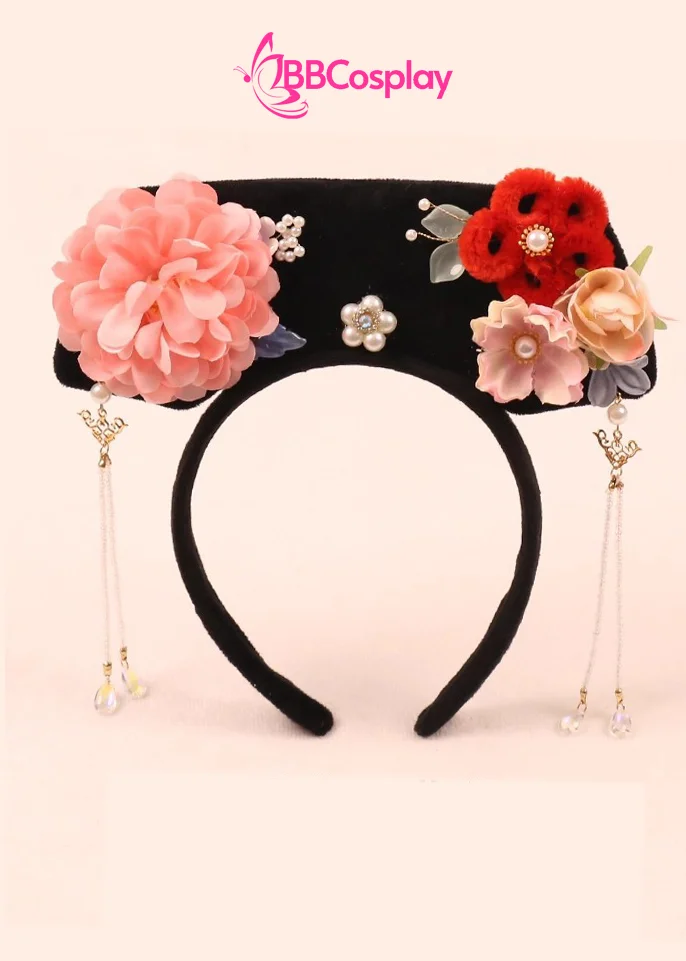 Cài Tóc Hoàn Châu Công Chúa - Kỳ Đầu Mãn Thanh Tone Hồng