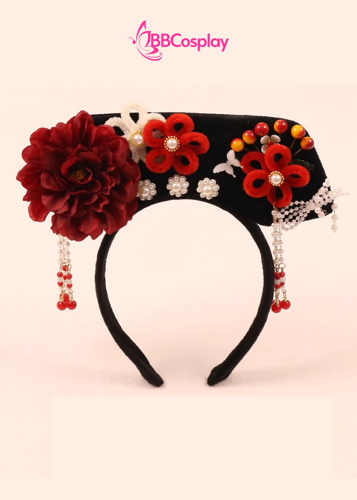 Cài Tóc Hoàn Châu Công Chúa - Kỳ Đầu Mãn Thanh Tone Đỏ