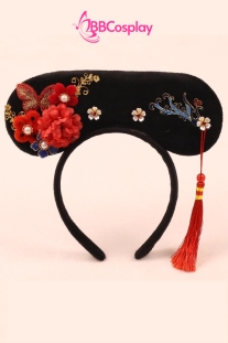 Cài Tóc Hoàn Châu Công Chúa - Kỳ Đầu Mãn Thanh Hoa Đỏ Cài Phượng