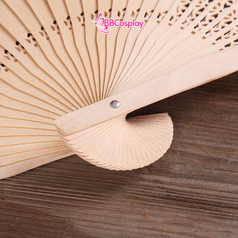 Quạt Gỗ Hoa Hướng Dương 20Cm