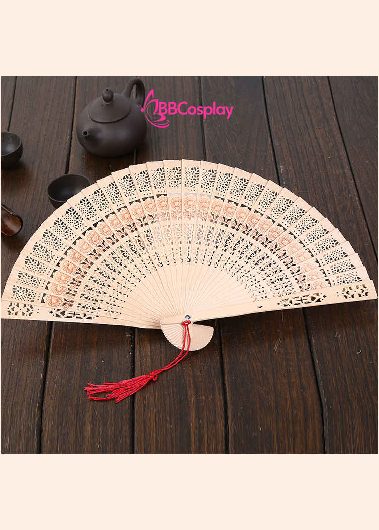 Quạt Gỗ Hoa Hướng Dương 20Cm