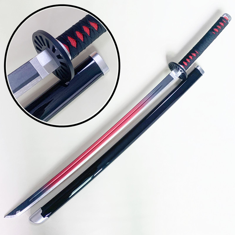 Kiếm Gỗ Kamado Tanjiro Lưỡi Đỏ Đen