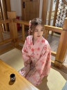 Áo Yukata Hồng Hoa Cẩm Chướng Hồng