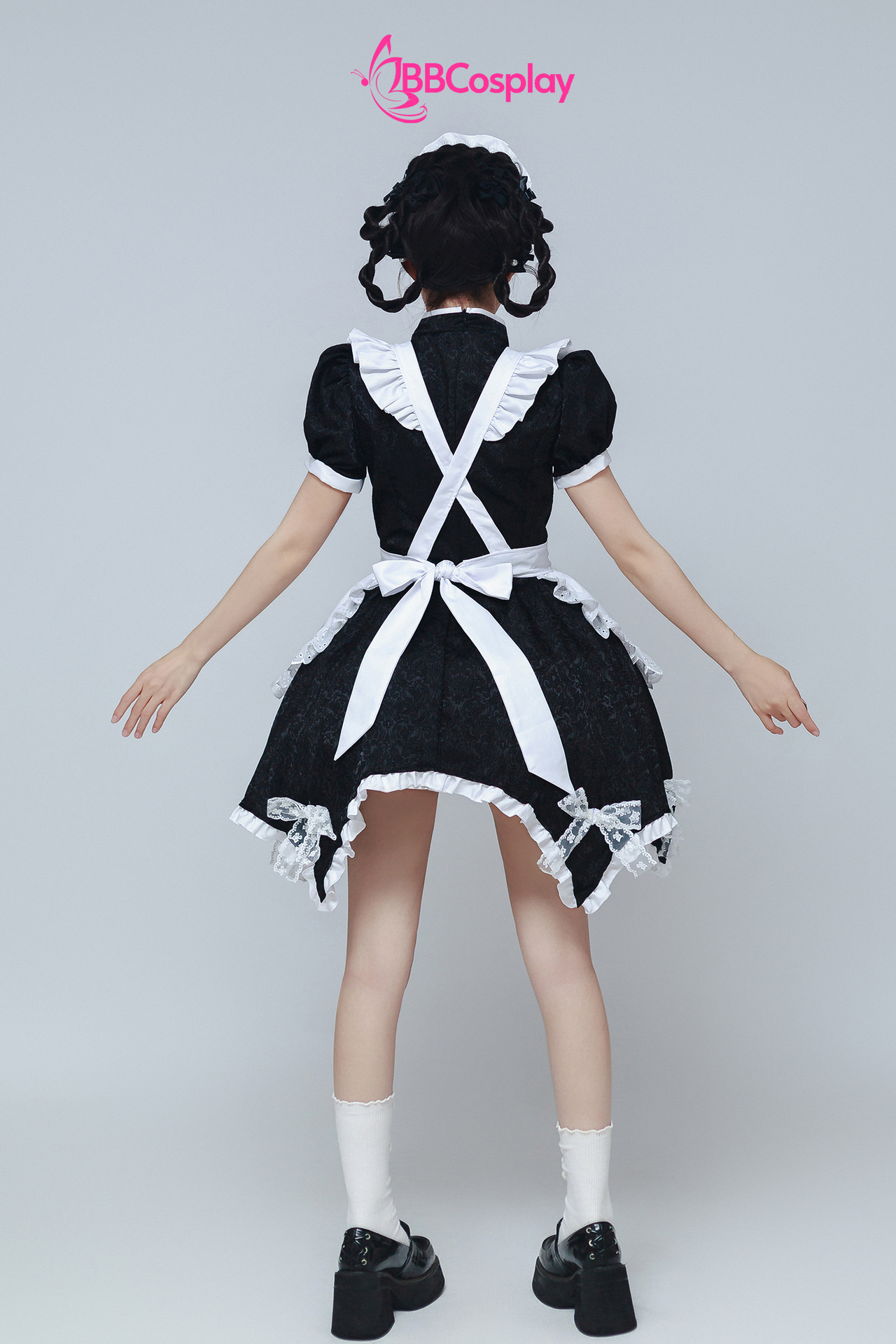 Trang Phục Nàng Hầu Kiểu Trung Hoa - Trắng Đen