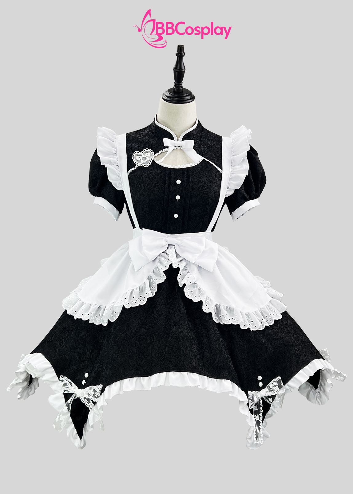 Trang Phục Nàng Hầu Kiểu Trung Hoa - Trắng Đen