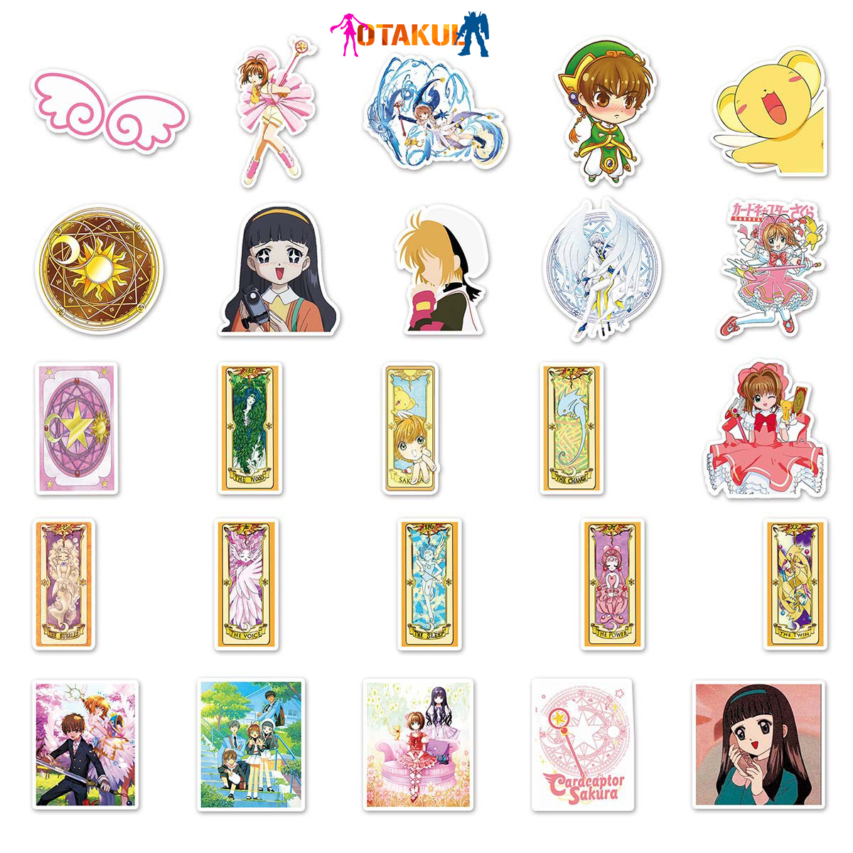 Bộ 50 Sticker Sakura Đủ Loại Giàu Cảm Xúc