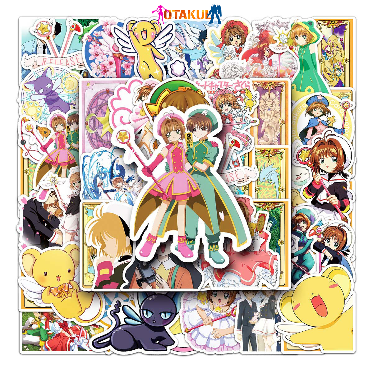 Bộ 50 Sticker Sakura Đủ Loại Giàu Cảm Xúc