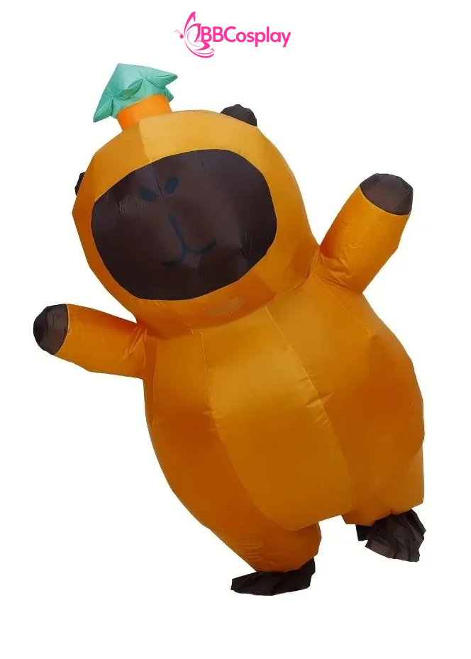 Mascot Capypara Bơm Hơi - Mascot Bộ Trưởng Bộ Ngoại Giao