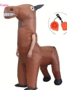 Mascot Nhân Mã - Ngựa Nâu Bơm Hơi