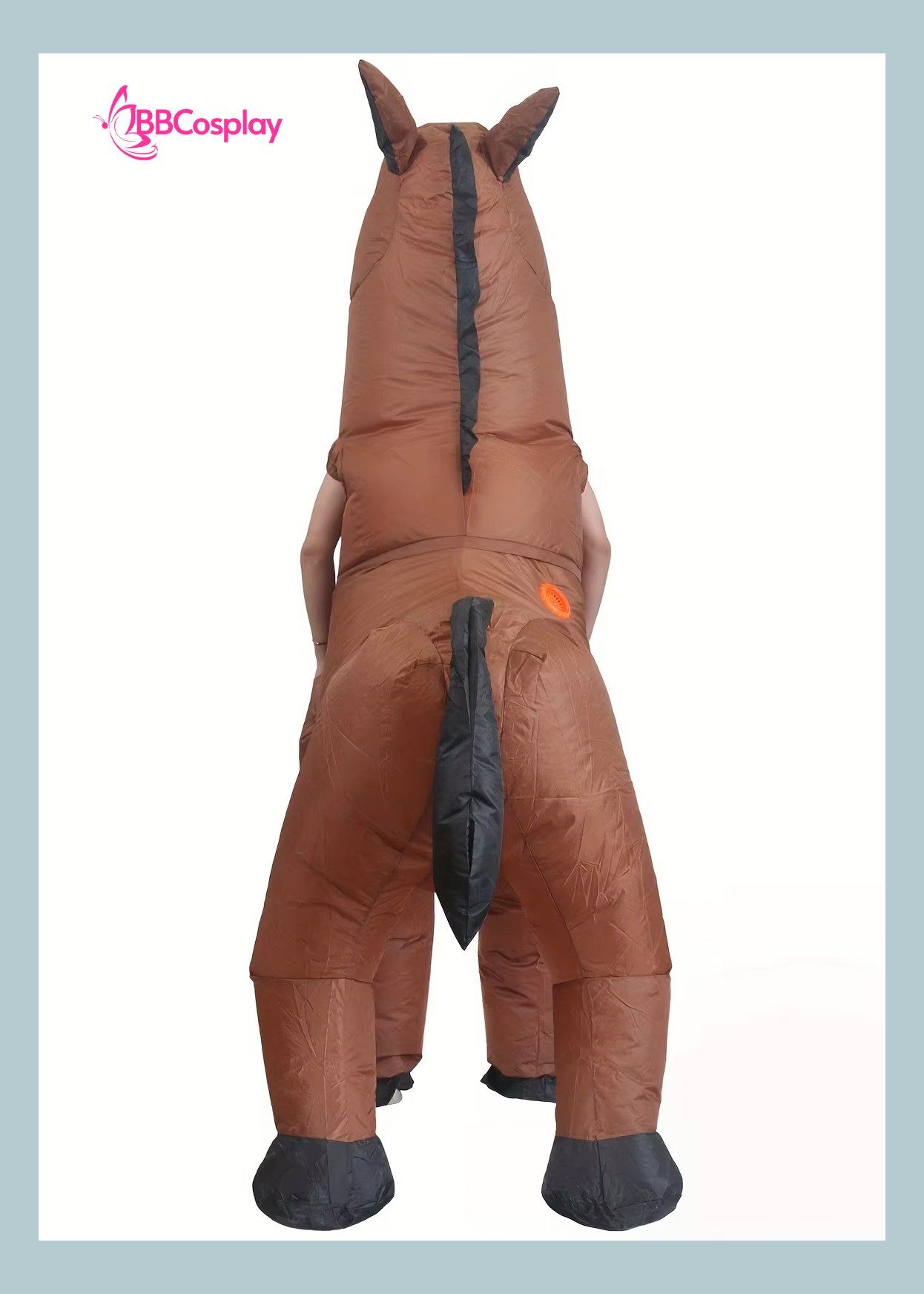 Mascot Nhân Mã - Ngựa Nâu Bơm Hơi