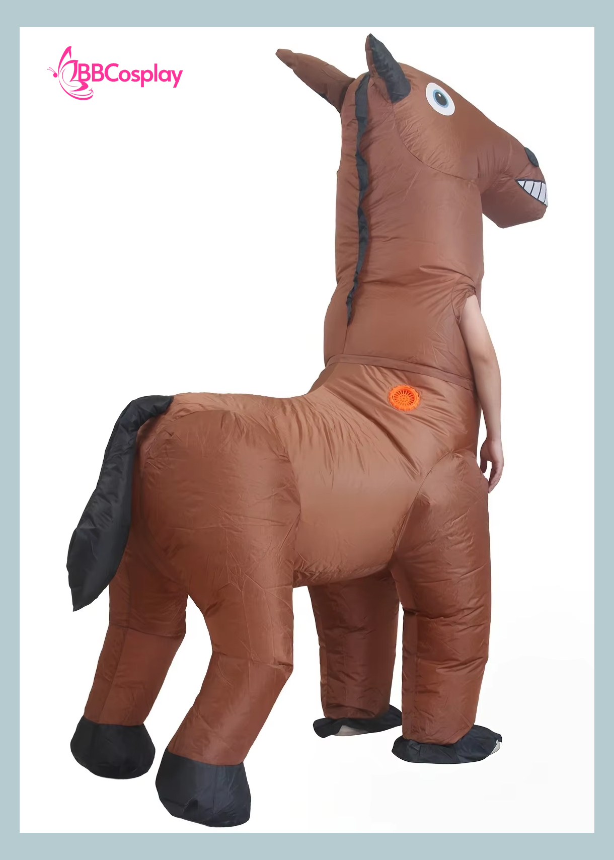 Mascot Nhân Mã - Ngựa Nâu Bơm Hơi