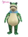 Mascot Ếch Xanh Bơm Hơi Liền Thân