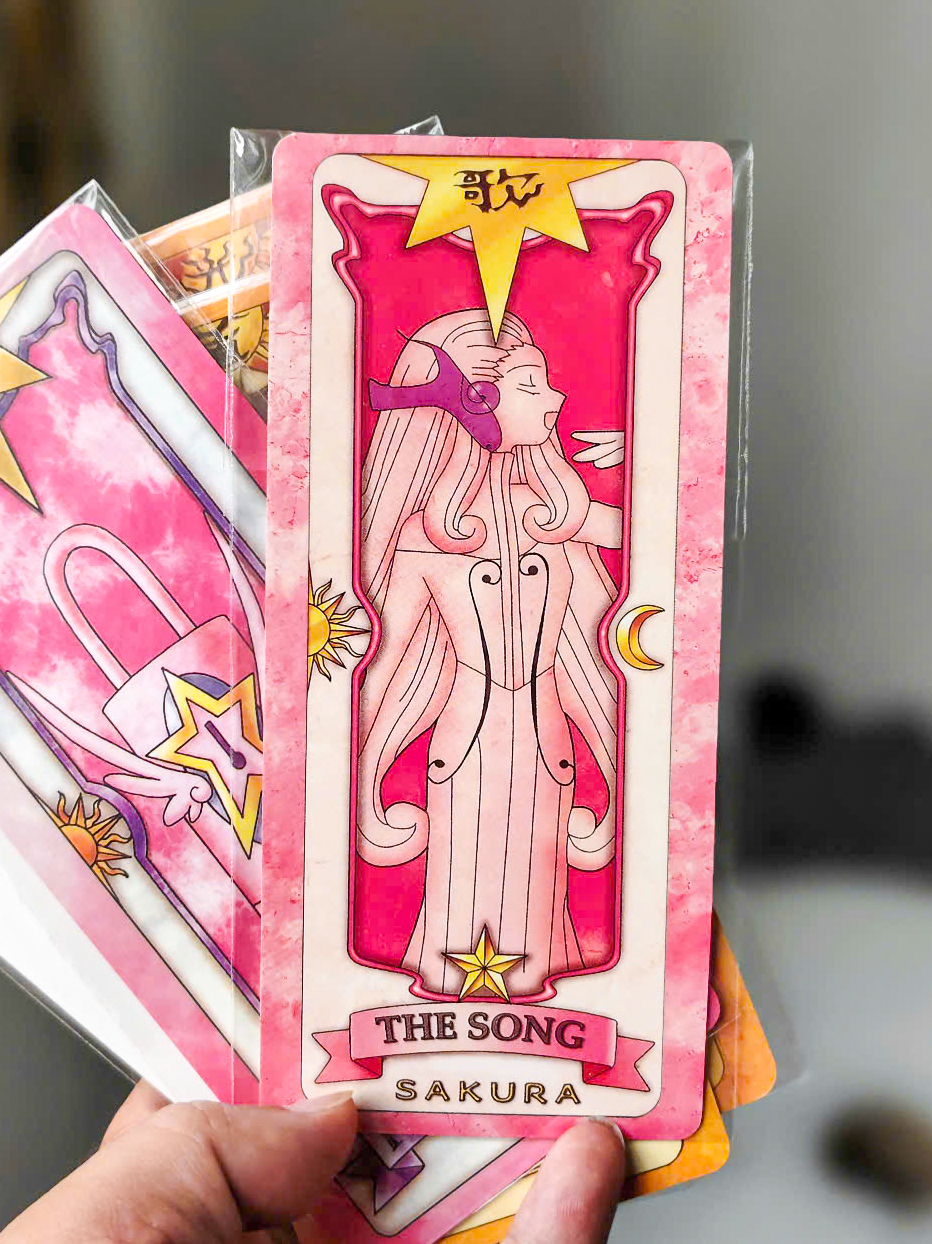Bọc Bảo Vệ Bài Sakura Và Bài Clow Sản Xuất Tại VN 7.8X16.5Cm