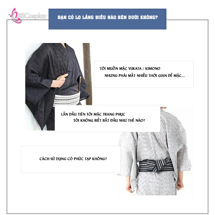 Đai Lưng Kimono Nam Màu Đen Trơn - Kakuobi