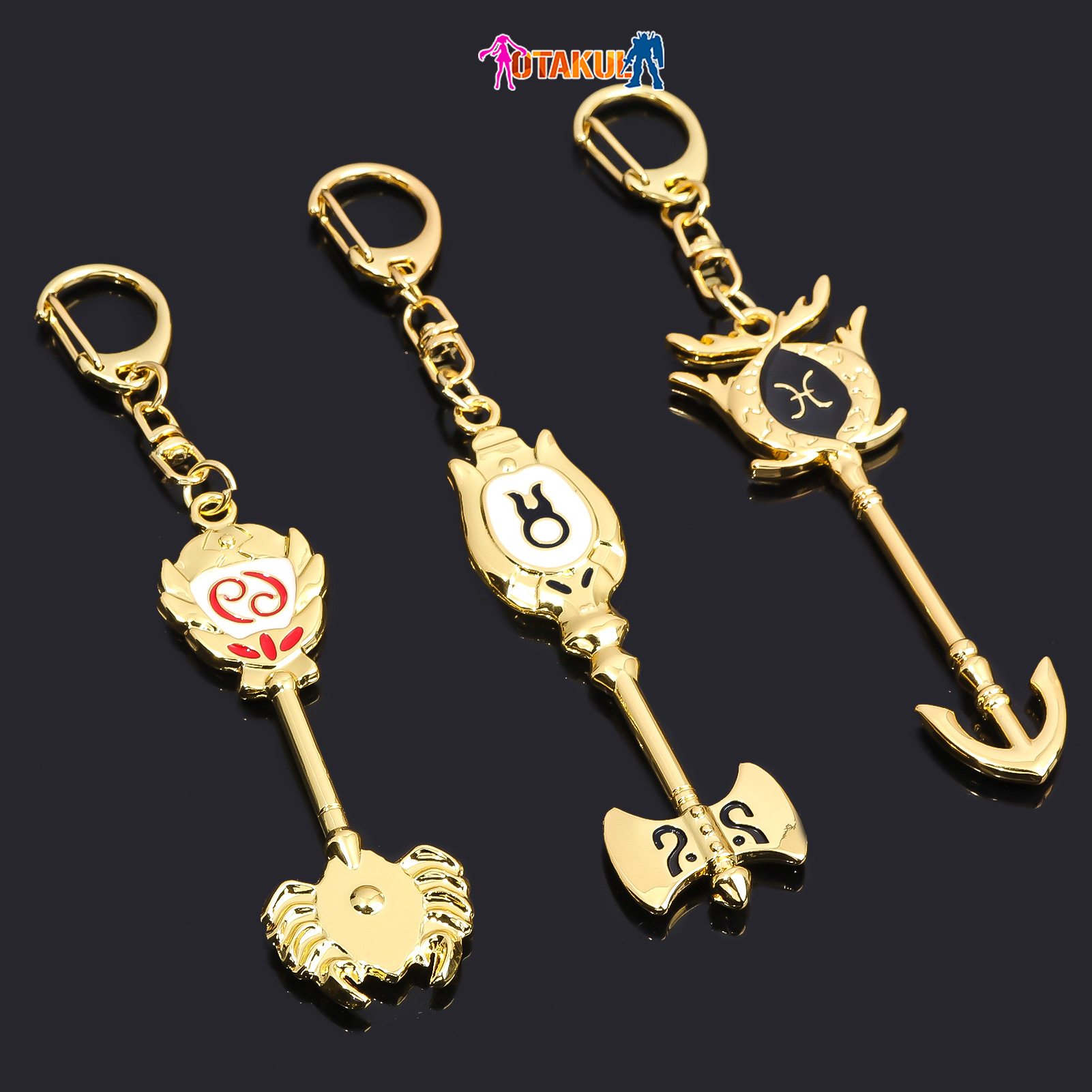 Móc Khóa 12 Cung Hoàng Đạo 9Cm - Khoá Fairy Tail Lớn 9Cm Lẻ