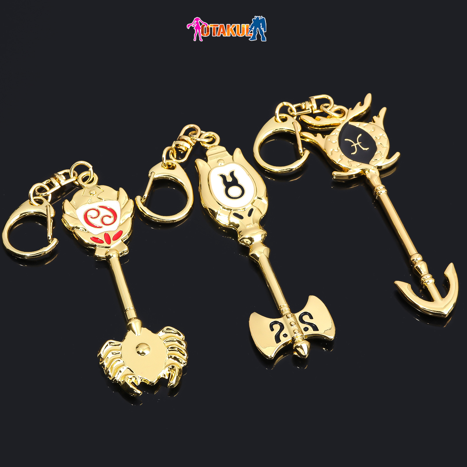 Móc Khóa 12 Cung Hoàng Đạo 9Cm - Khoá Fairy Tail Lớn 9Cm Lẻ