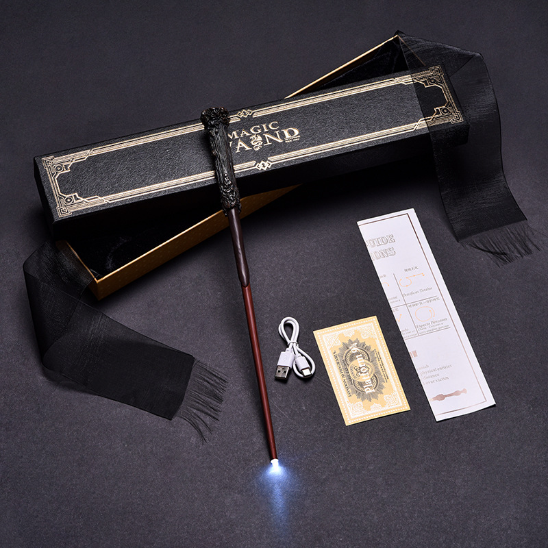 (HOT 2026) Bộ Sưu Tập Gậy Phép Thuật Trong Phim Harry Potter Có Đèn Led Sạc USB